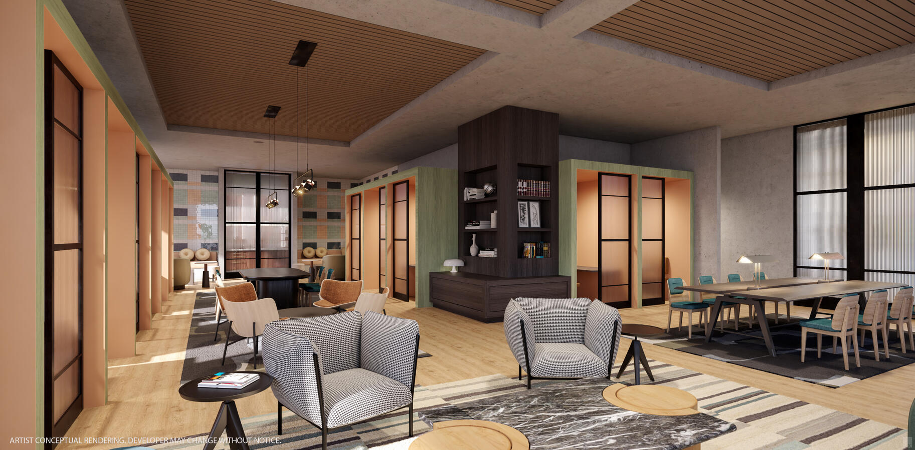 Amplio centro de coworking